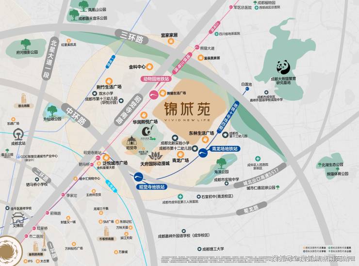 亮点全面介绍周边成熟生活配套并分享十月专